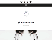 Tablet Screenshot of giunonecouture.com